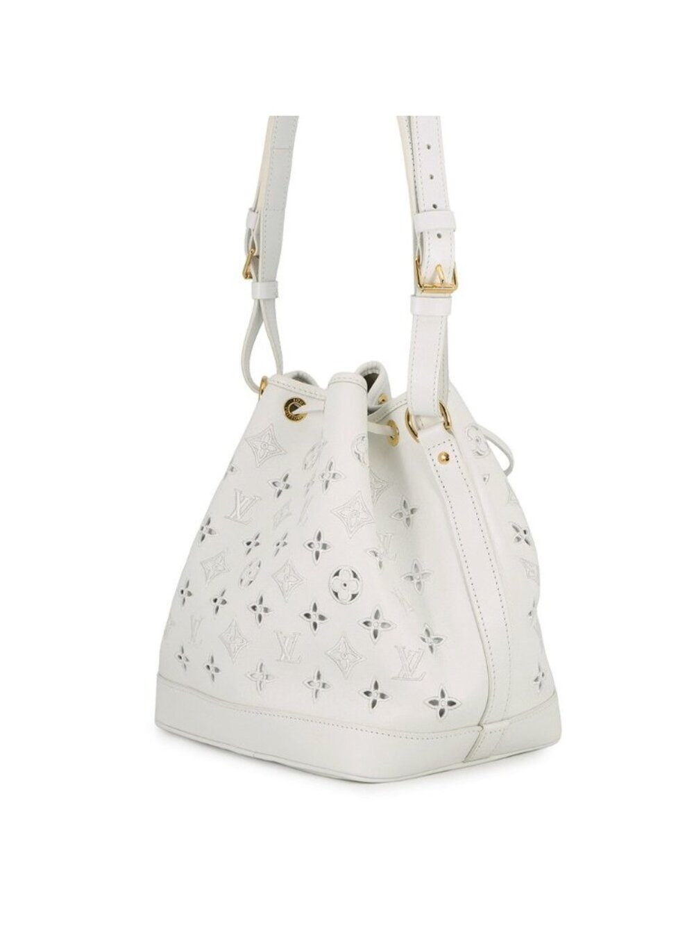 ★SOLD★ Louis Vuitton Shoulder Bag Calf Leather Monogram LV Broderie Anne Gray's - Picture 2 of 10
